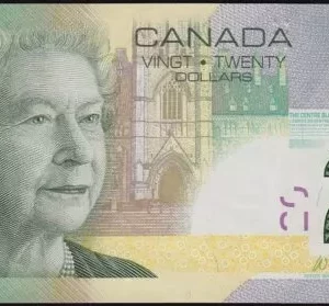 Fake 20 Canadian Dollars