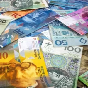 Counterfeit Swiss Francs
