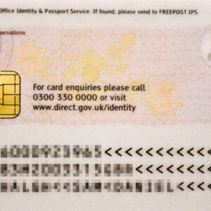 Fake British ID Card